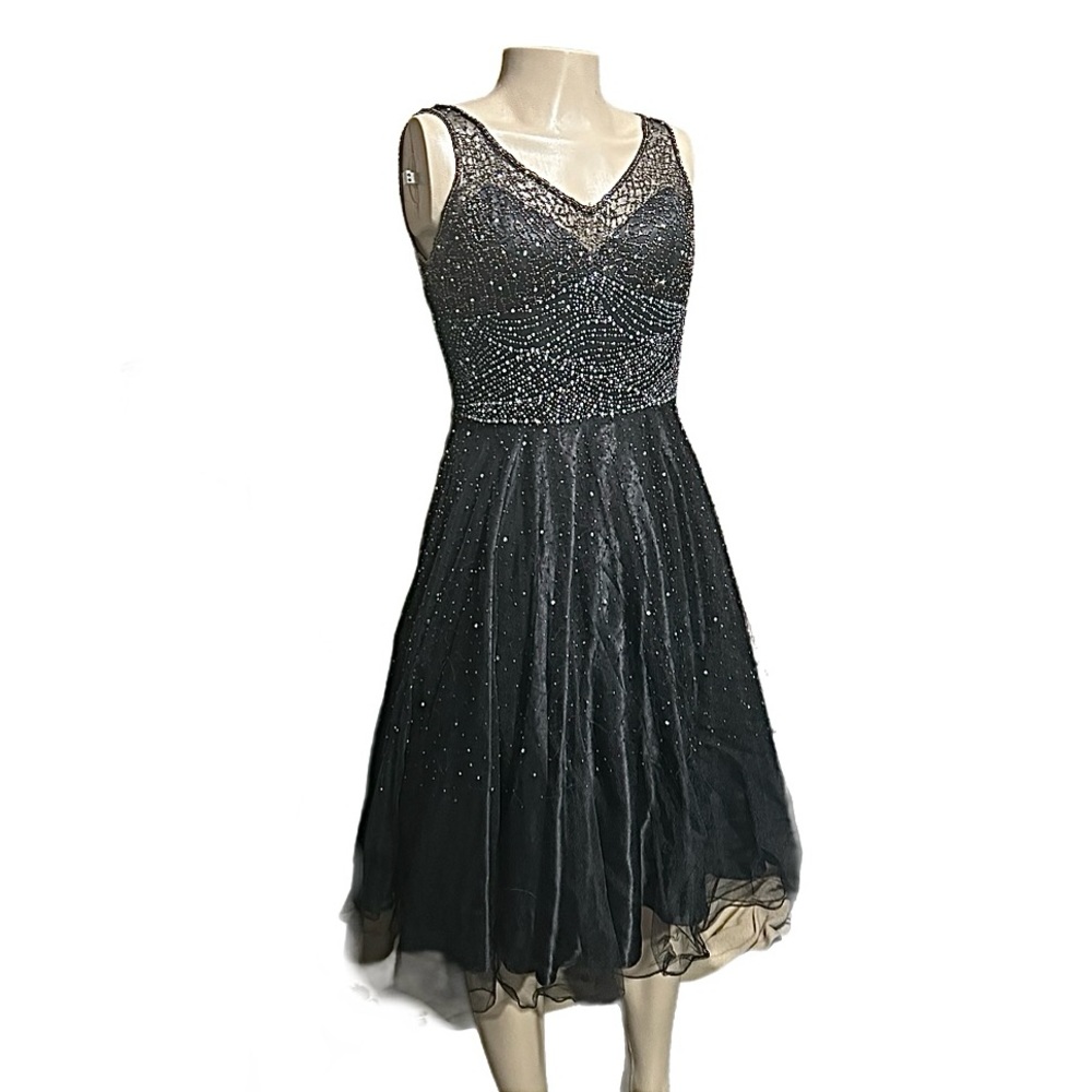 NWT Women’s Sue Wong Nocturne Collection Sleeveless Beaded Gown